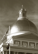 Massachusetts Capitol, source of state laws